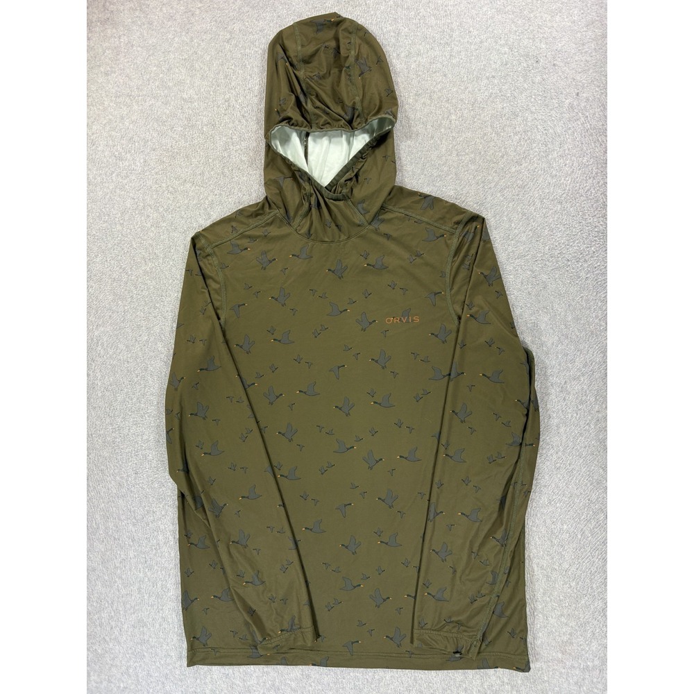 Orvis Performance Light Weight Fishing Athletic Hoodie Pullover (Men's Medium)